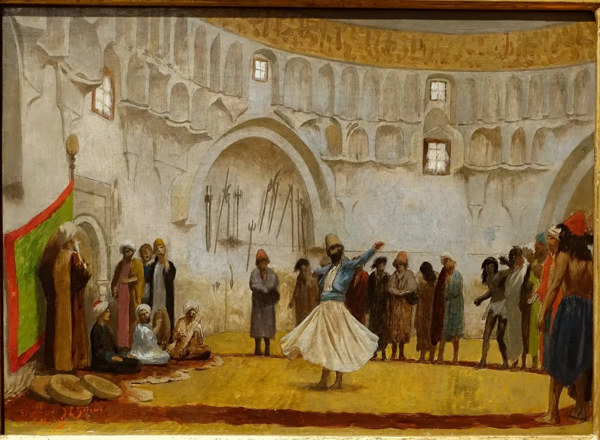 Le derviche tourneur (esquisse) - Jean-Léon Gérôme image 1 reproduction de peinture à l’huile