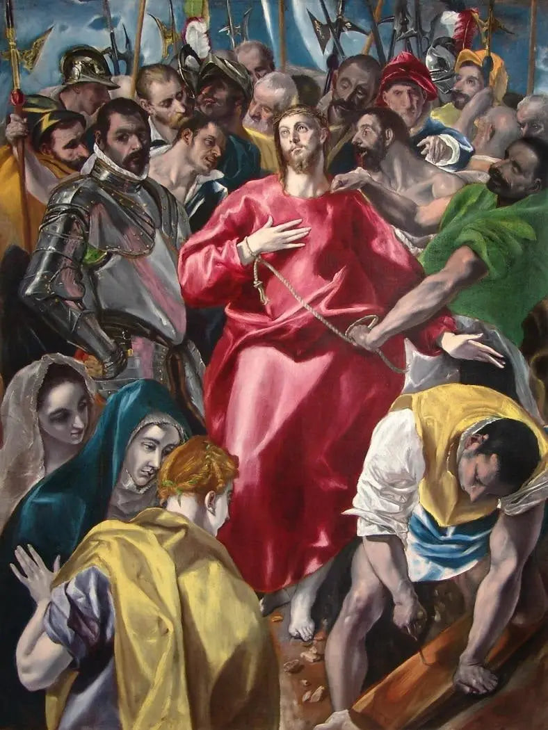 Le déshabillage de Jésus - El Greco image 1 reproduction artisanale de tableau