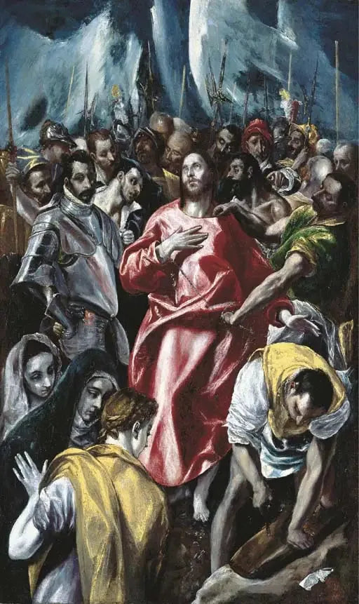 Le déshabillage du Christ - El Greco image 1 reproduction de peinture à l’huile