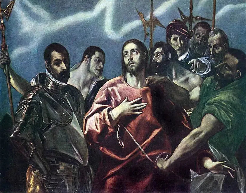 Le déshabillage du Christ - El Greco image 1 copie peinte à la main à l’huile