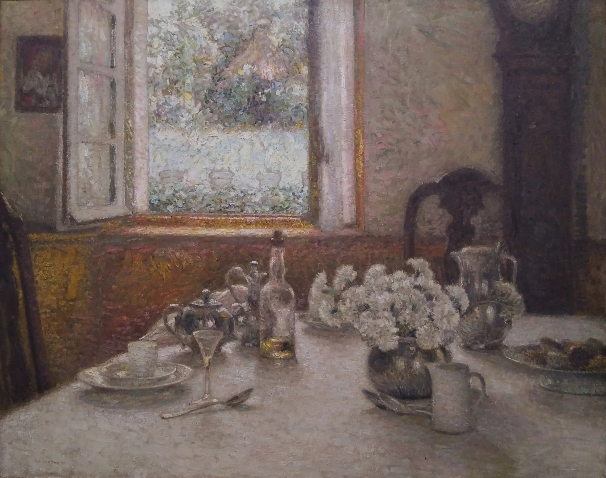Le Dessert - Henri Le Sidaner image 1 copie peinte à la main à l’huile