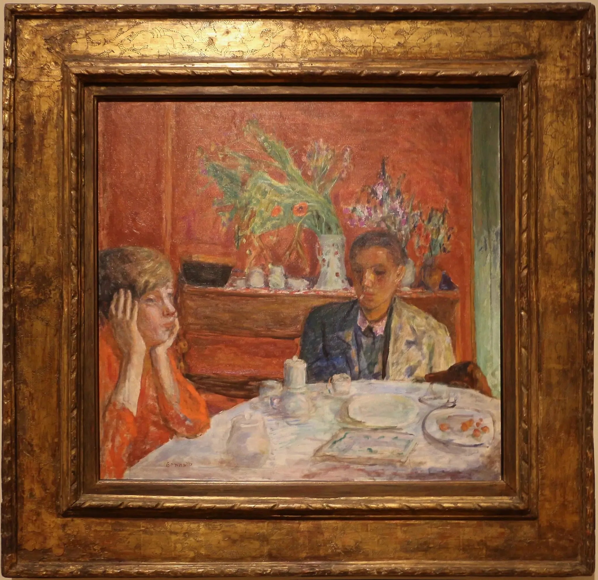 Le dessert - Pierre Bonnard image 1 reproduction de peinture à l’huile