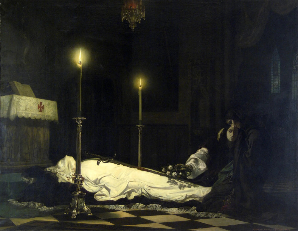 Le deuil de László Hunyadi - Viktor Madarász - Alpha Reproduction