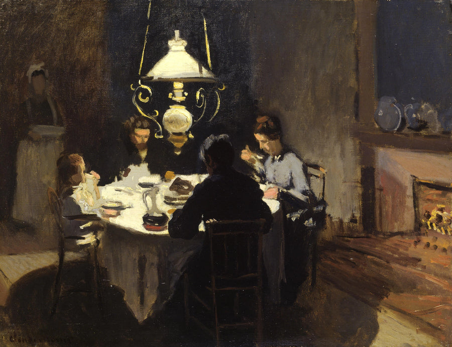 Ле Дінер, відомий як La Famille Sisley, W129 - Клод Моне