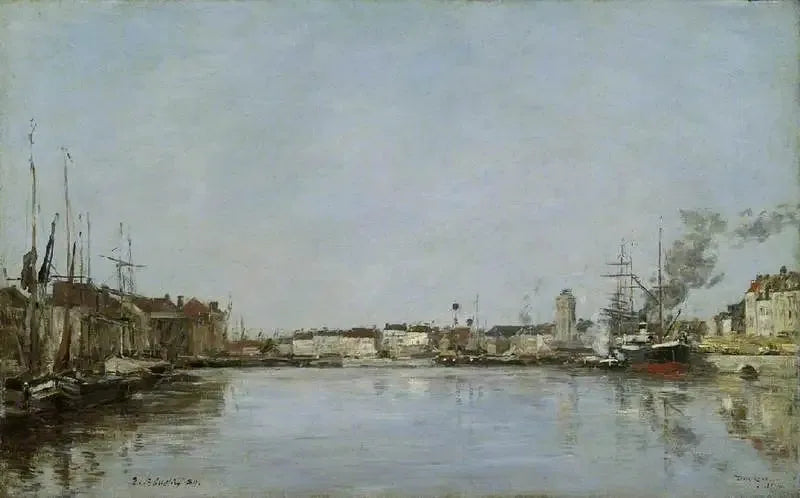 Le Dock Hollandais, Dunquerque - Eugène Boudin