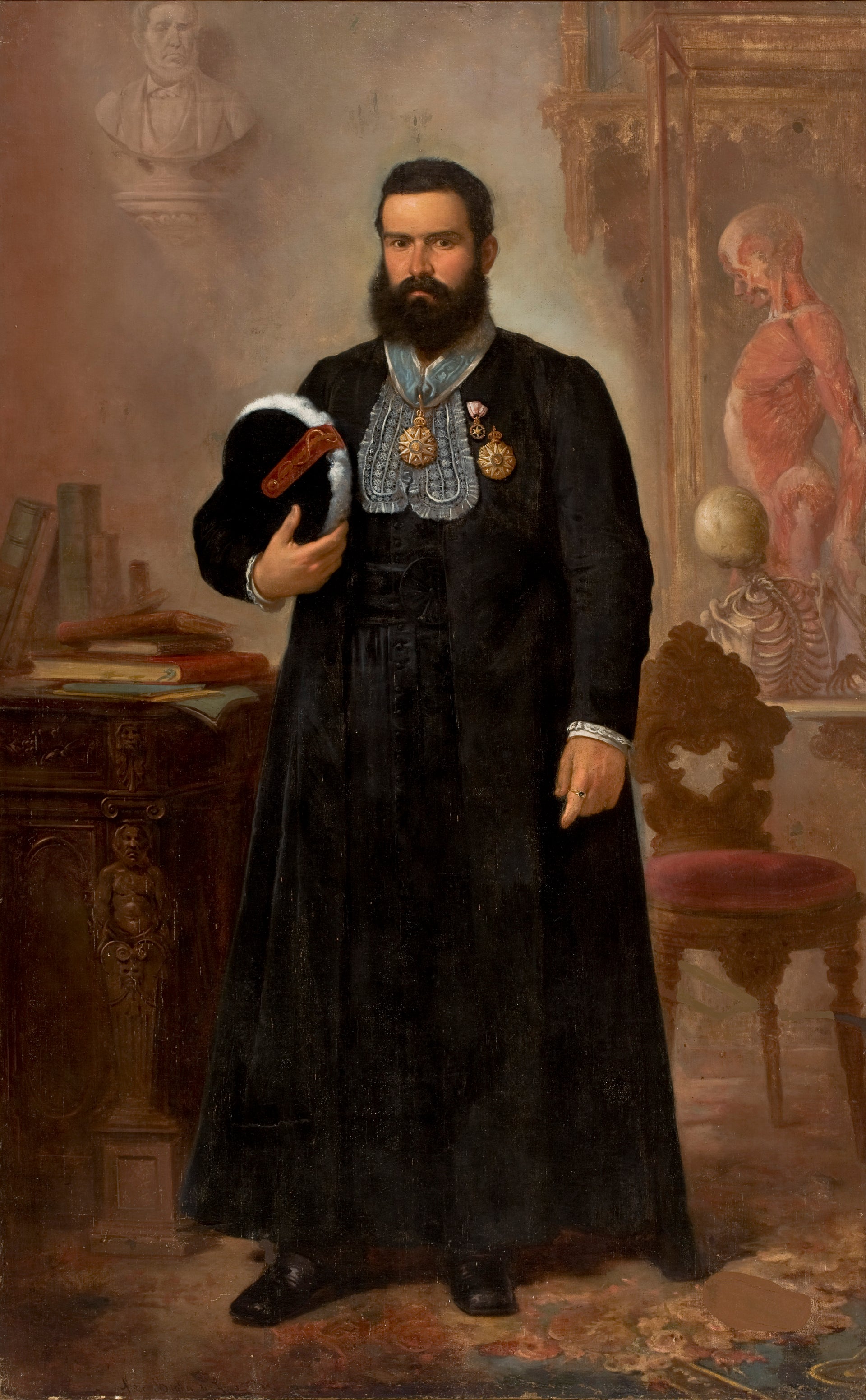 Le Docteur José Maria Chaves image 1 reproduction peinte à la main