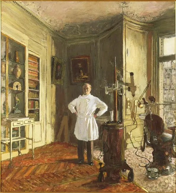 Le Docteur Louis Viau - Édouard Vuillard image 1 tableau peint à l’huile sur toile