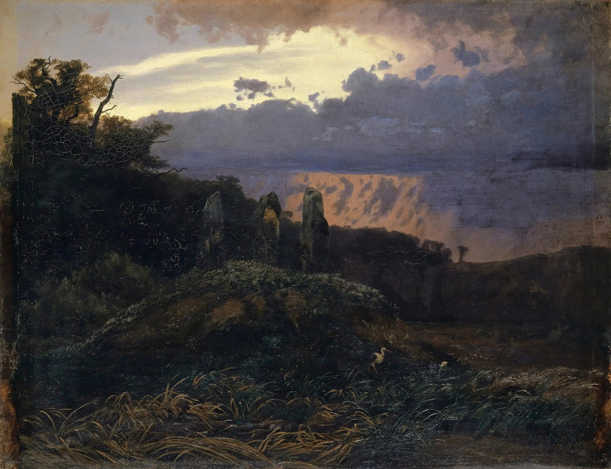 Le Dolmen - Arnold Böcklin image 1 copie peinte à la main à l’huile
