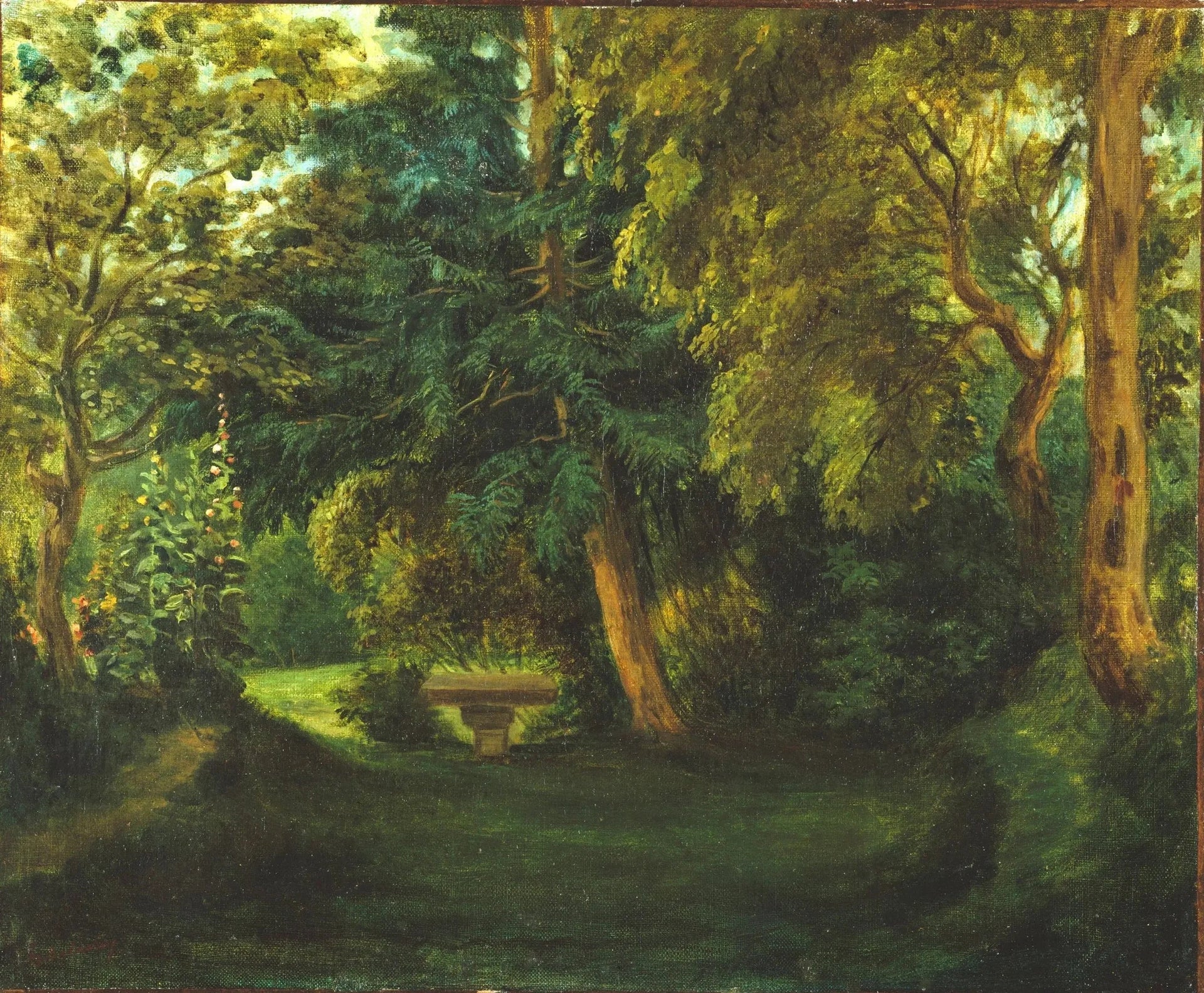 Le domaine de George Sand à Nohant - Eugène Delacroix image 1 copie de tableau peinte à la main