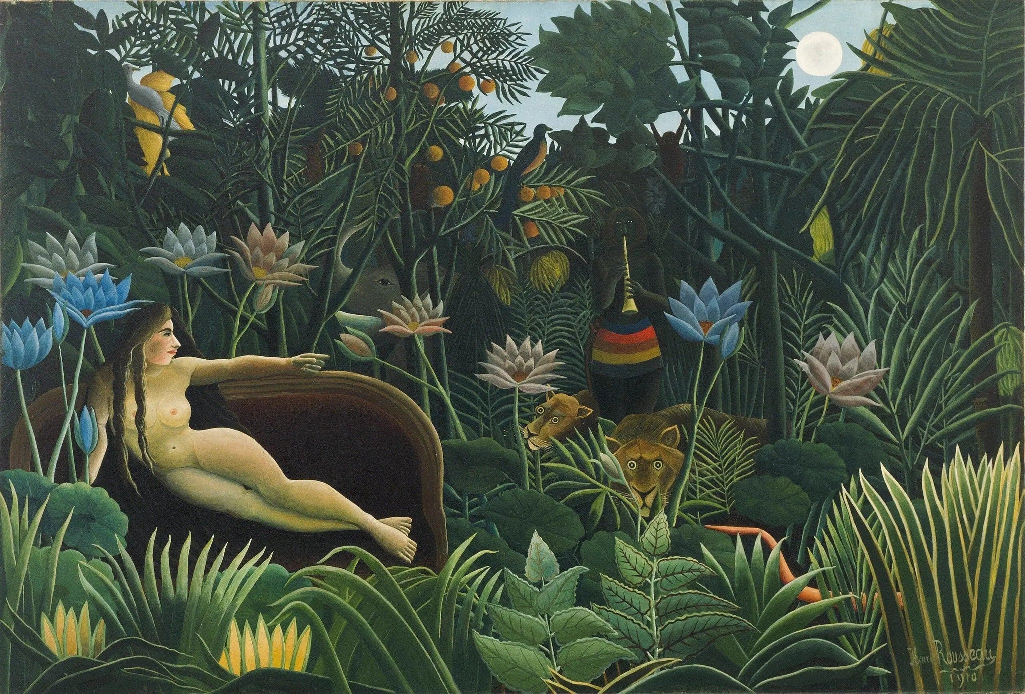 Le Donjon - Henri Rousseau image 1 tableau peint à l’huile sur toile