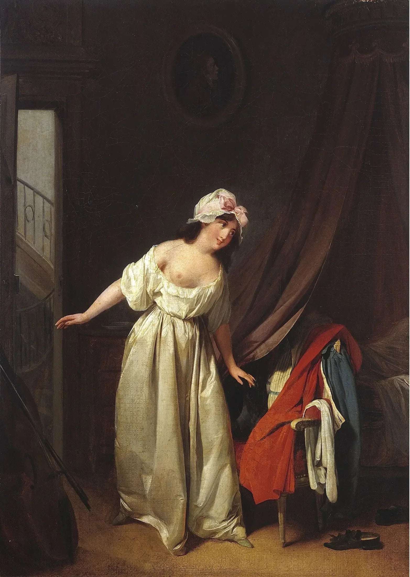 Le Doux Réveil - Louis-Léopold Boilly image 1 reproduction d’œuvre d’art à l’huile