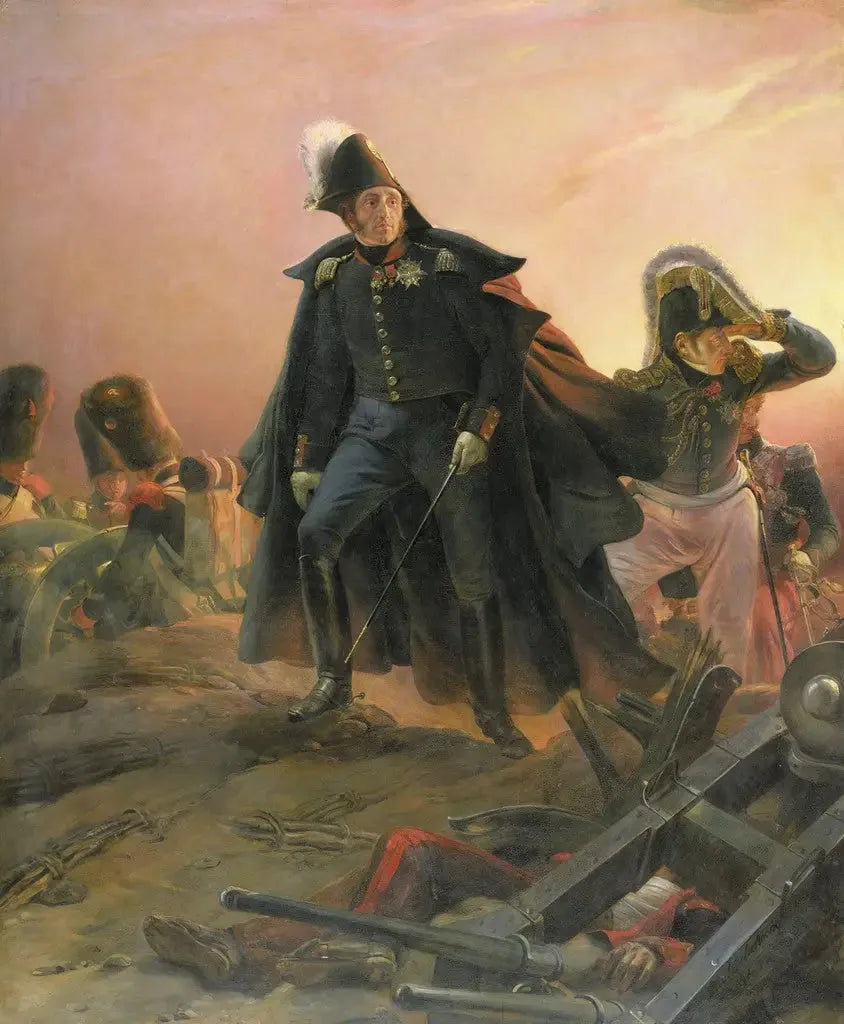 Le duc d'Angoulême à la prise du Trocadéro, 31 août 1823 - Paul Delaroche image 1 reproduction artisanale de tableau