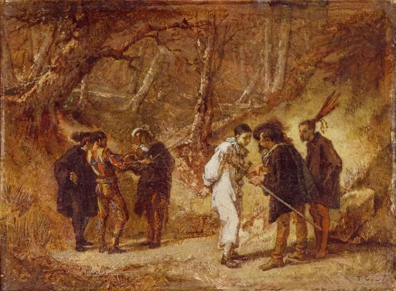Le Duel après le bal masqué - Thomas Couture image 1 copie peinte à la main à l’huile