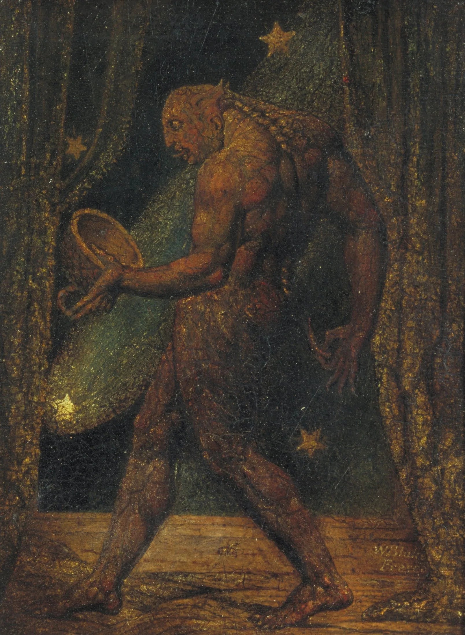 Le fantôme d'une puce - William Blake image 1 tableau peint à l’huile sur toile