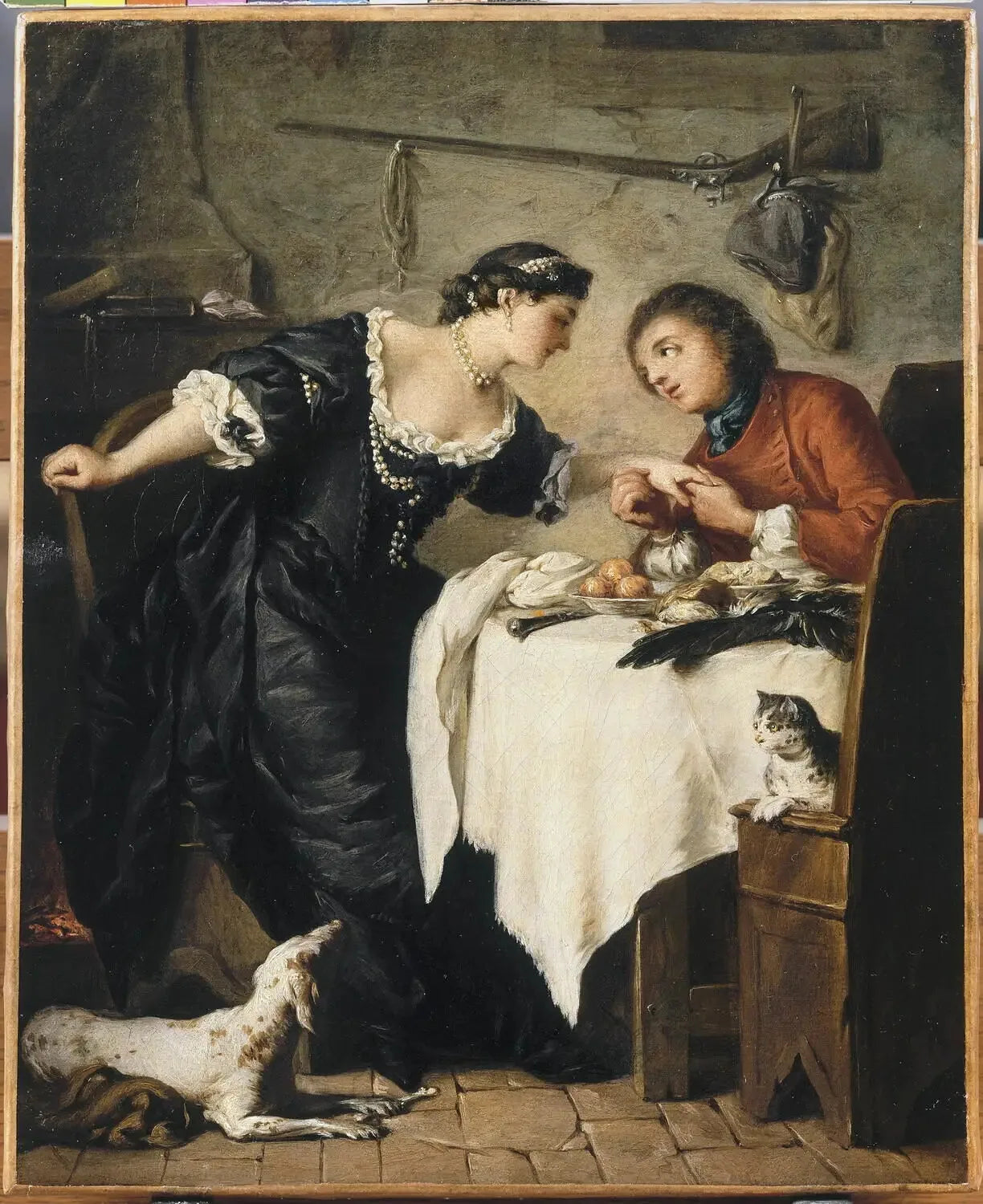 Le Faucon - Pierre Subleyras image 1 tableau peint à l’huile sur toile