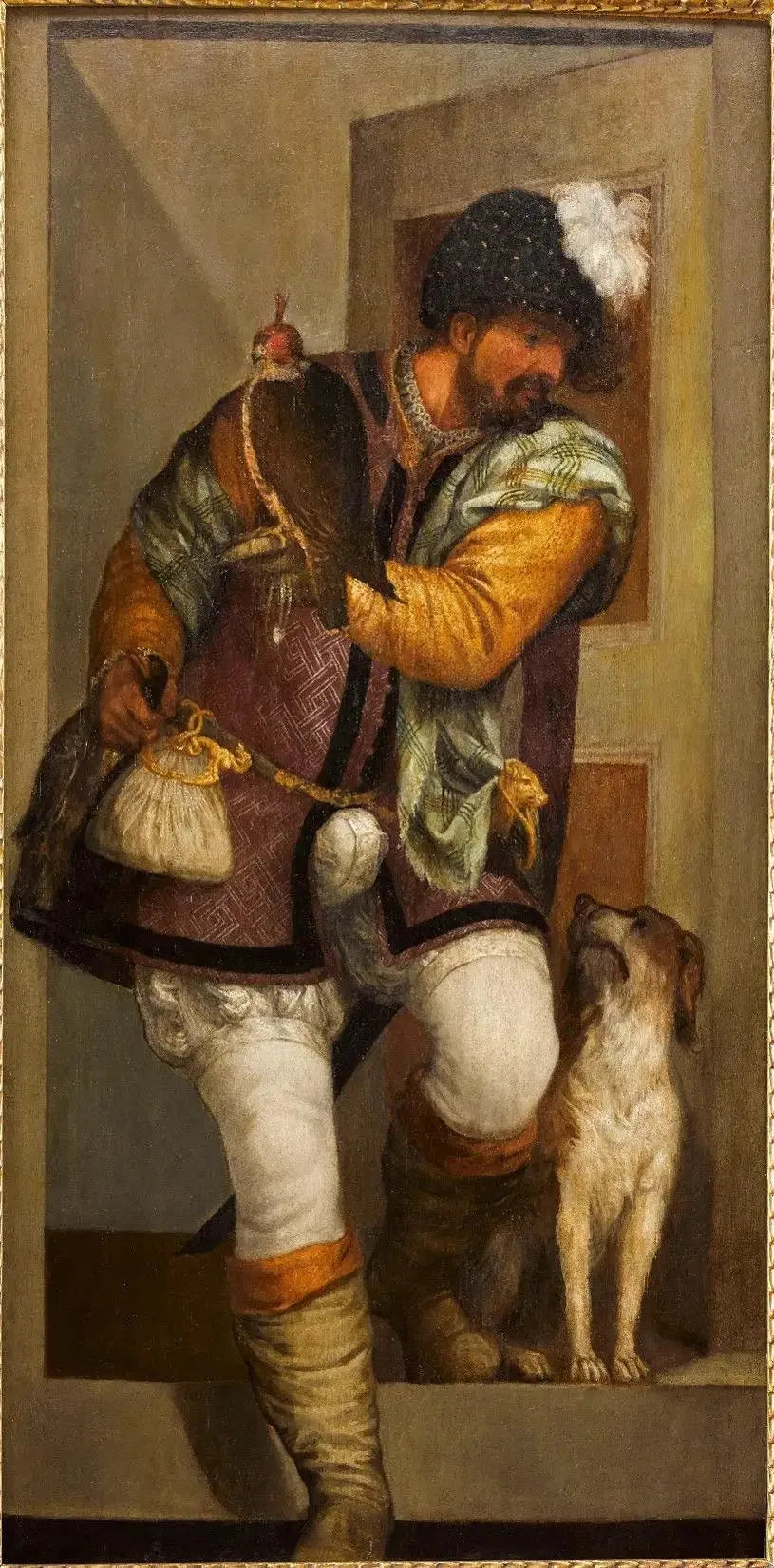 Le Fauconnier - Paul Véronèse image 1 copie de tableau peinte à la main
