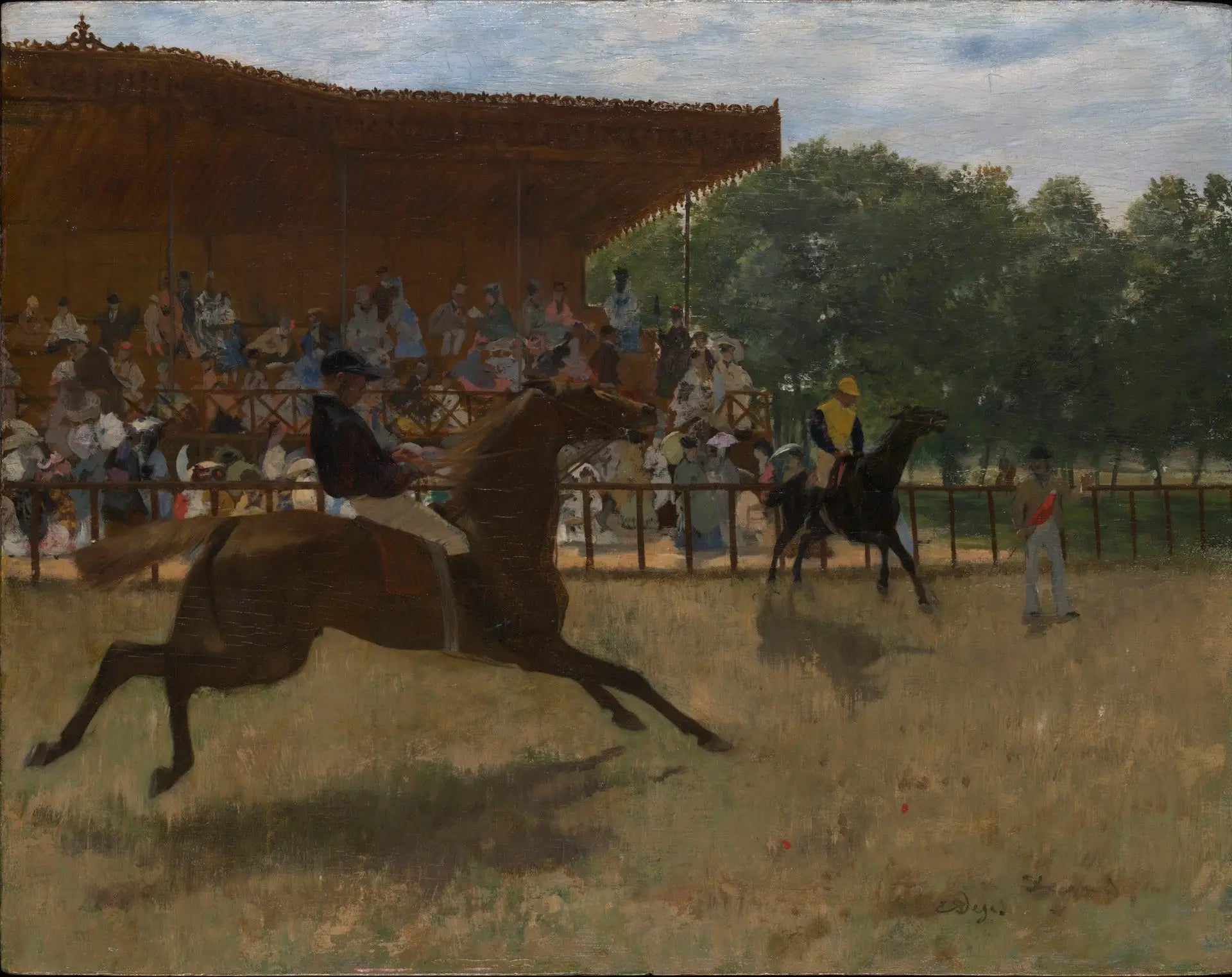Le faux départ - Edgar Degas image 1 copie peinte à la main à l’huile