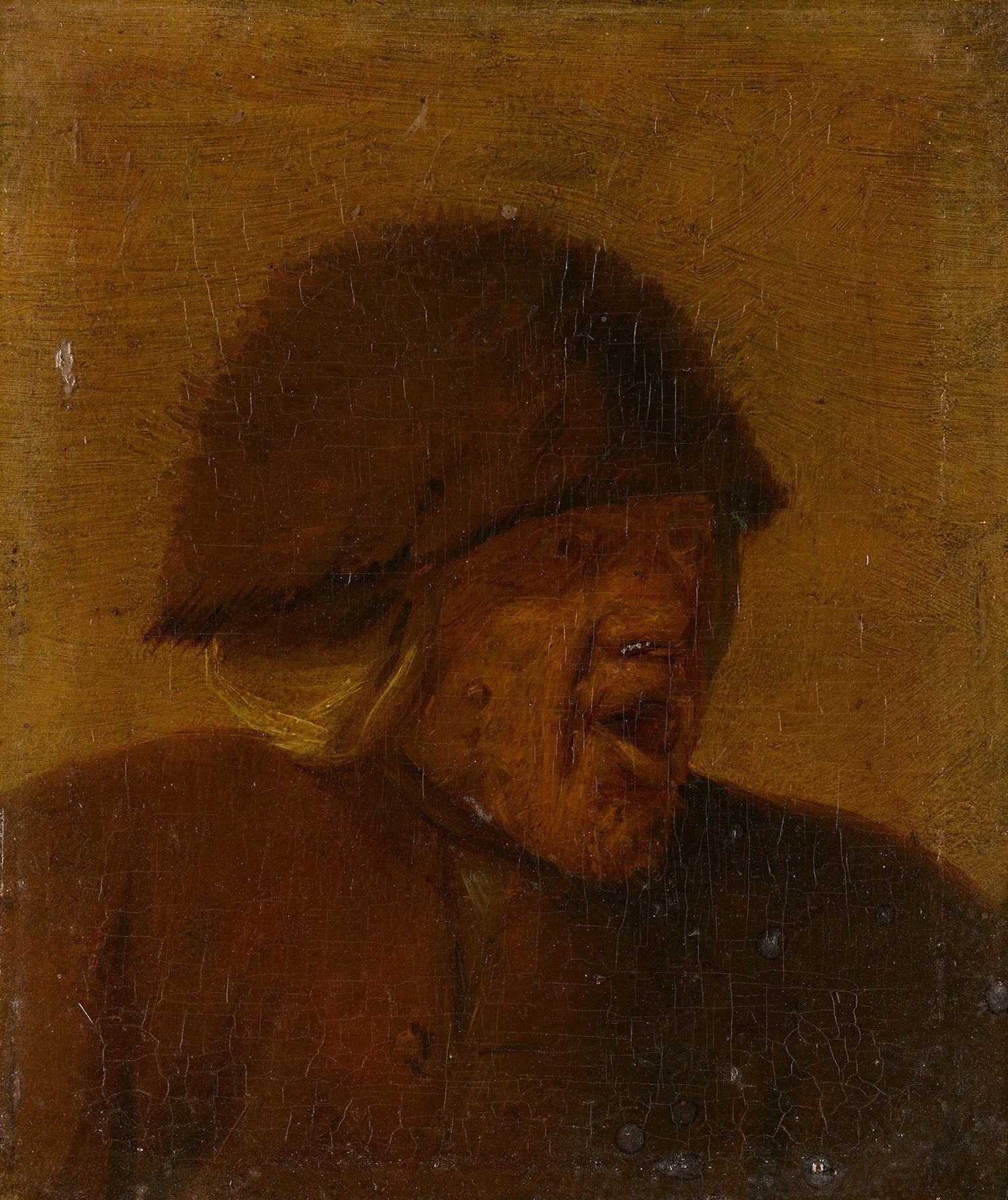 Le fermier rugissant - Adriaen Brouwer image 1 reproduction de peinture à l’huile