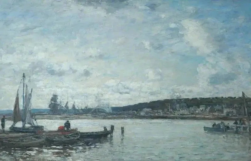 Le Ferry à Deauville - Eugène Boudin