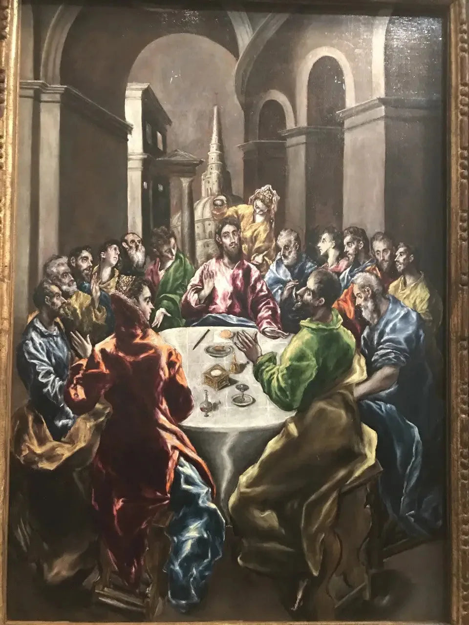 Le festin dans la maison de Simon - El Greco image 1 reproduction de peinture à l’huile
