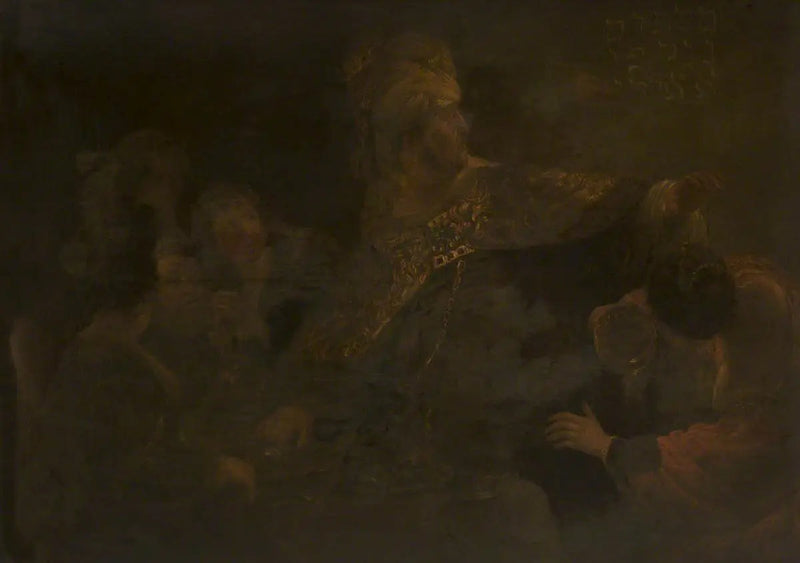 Le festin de Belshazzar - Rembrandt