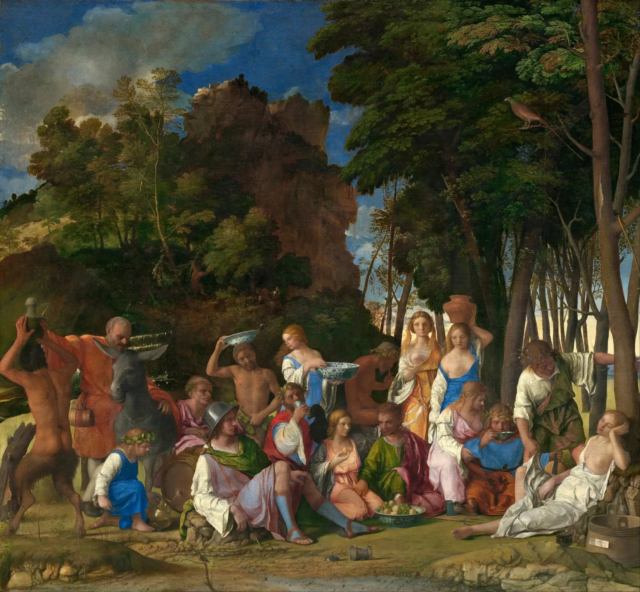 Le Festin des Dieux - Titian image 1 copie de tableau peinte à la main