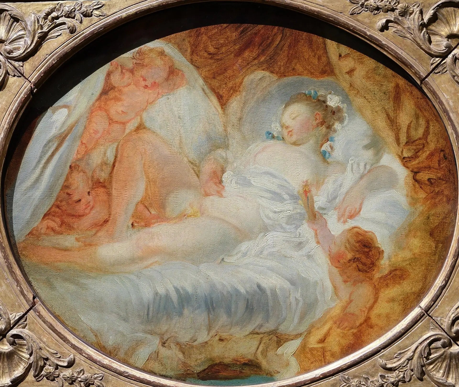 Le feu aux poudres - Jean-Honoré Fragonard image 1 reproduction d’œuvre d’art à l’huile