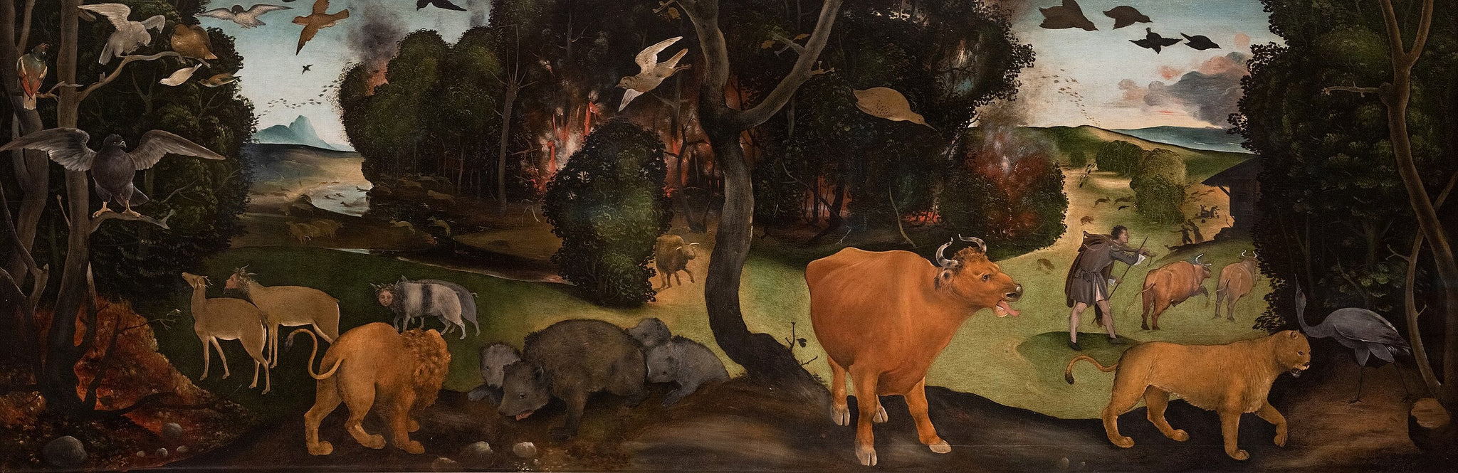 Le Feu de forêt - Piero di Cosimo image 1 reproduction réalisée par Alpha Reproduction
