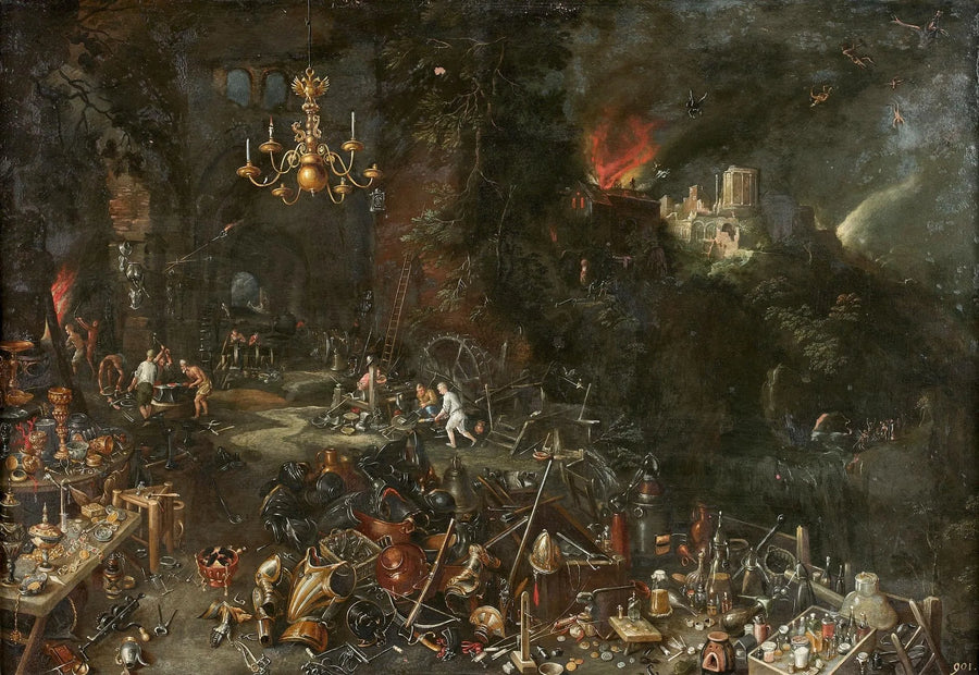 Le feu (les quatre éléments) - Jan Brueghel le Jeune