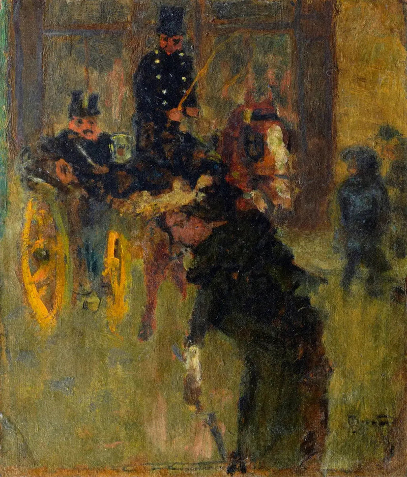 Le fiacre - Pierre Bonnard