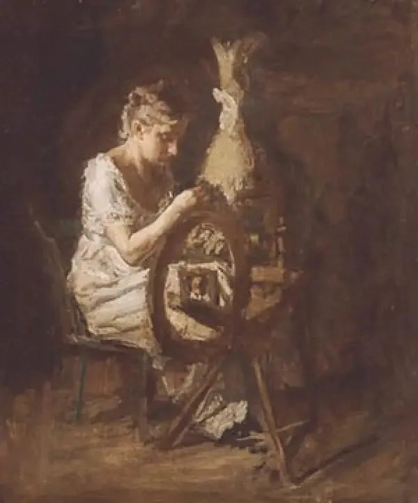 Le fileur - Thomas Eakins image 1 reproduction artisanale de tableau