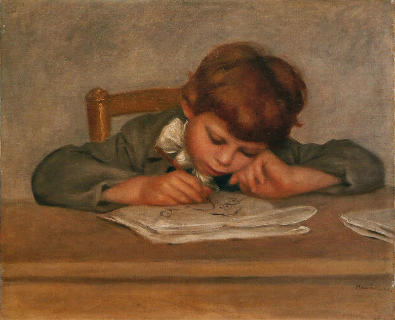Le fils de l'artiste, Jean, dessin - Pierre-Auguste Renoir