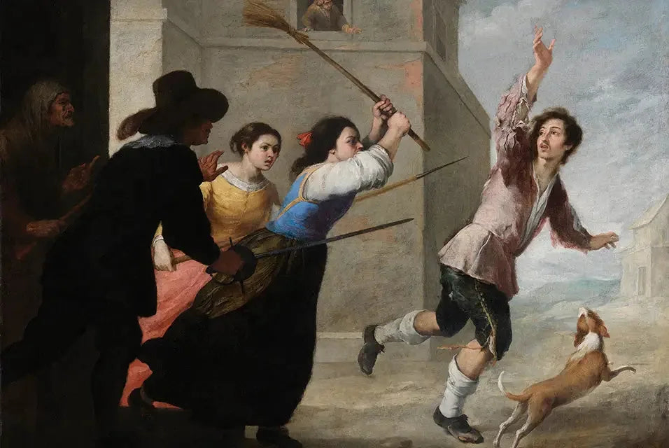 Le fils prodigue chassé - Bartolomé Esteban Murillo image 1 copie peinte à la main à l’huile