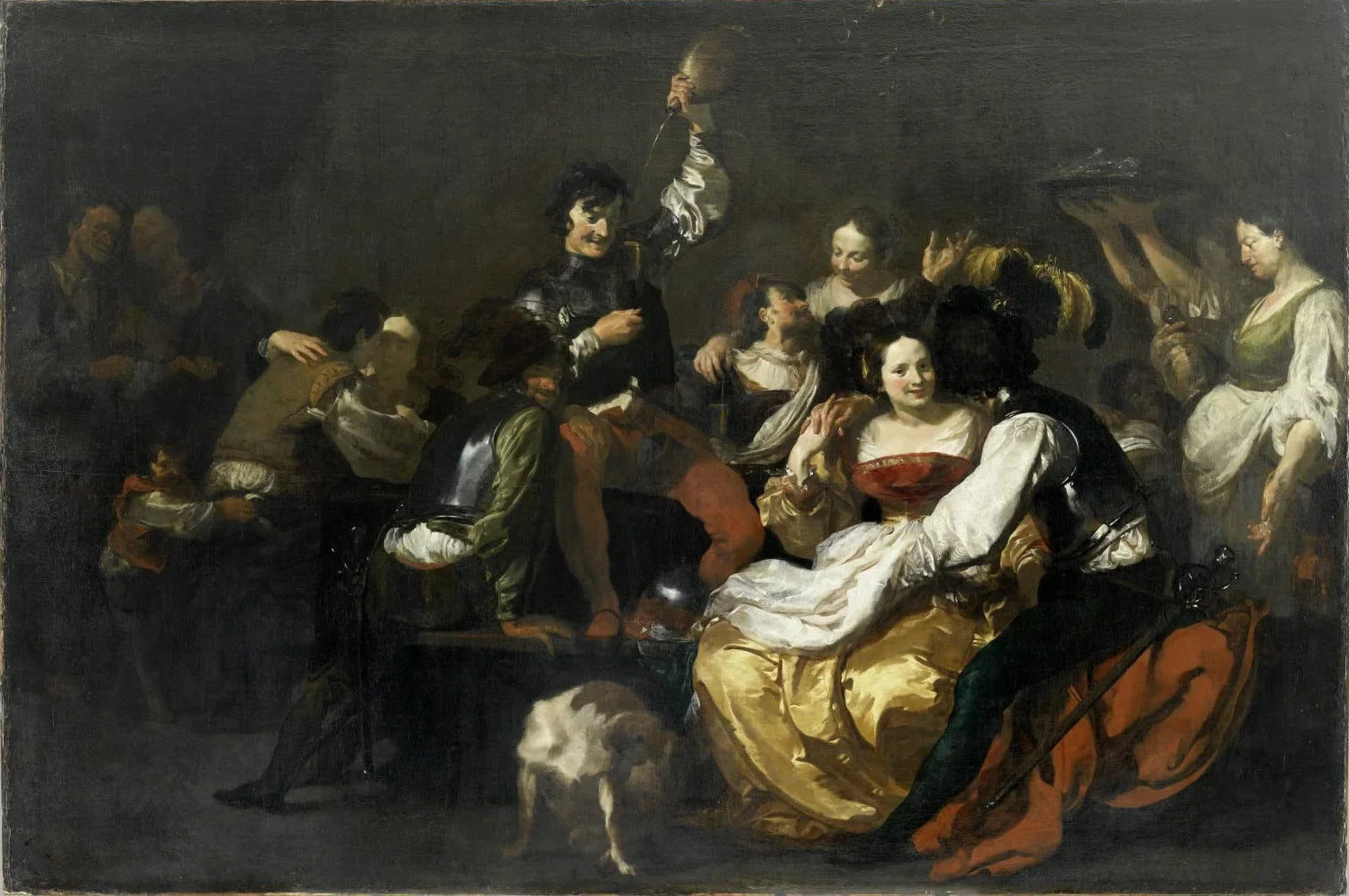 Le fils prodigue chez les prostituées - Johann Liss image 1 reproduction de peinture à l’huile
