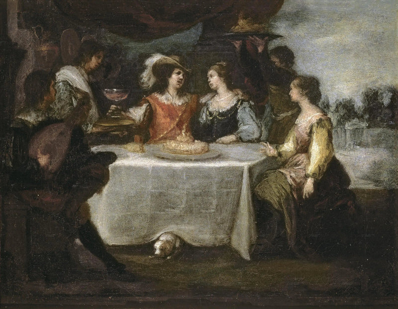Le fils prodigue gaspillant son héritage - Bartolomé Esteban Murillo