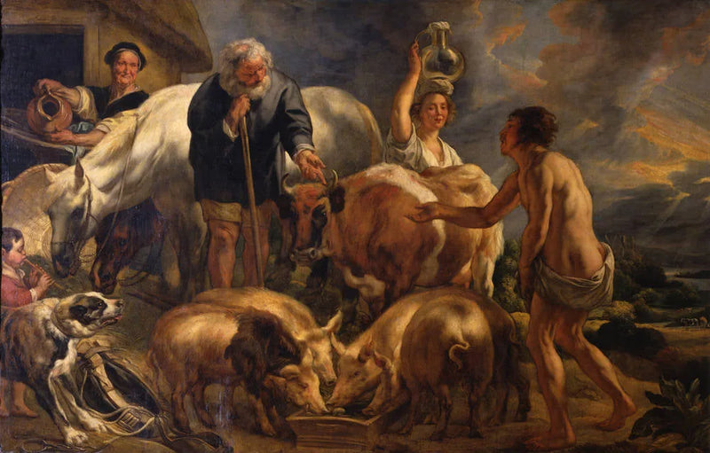 Le fils prodigue - Jacob Jordaens