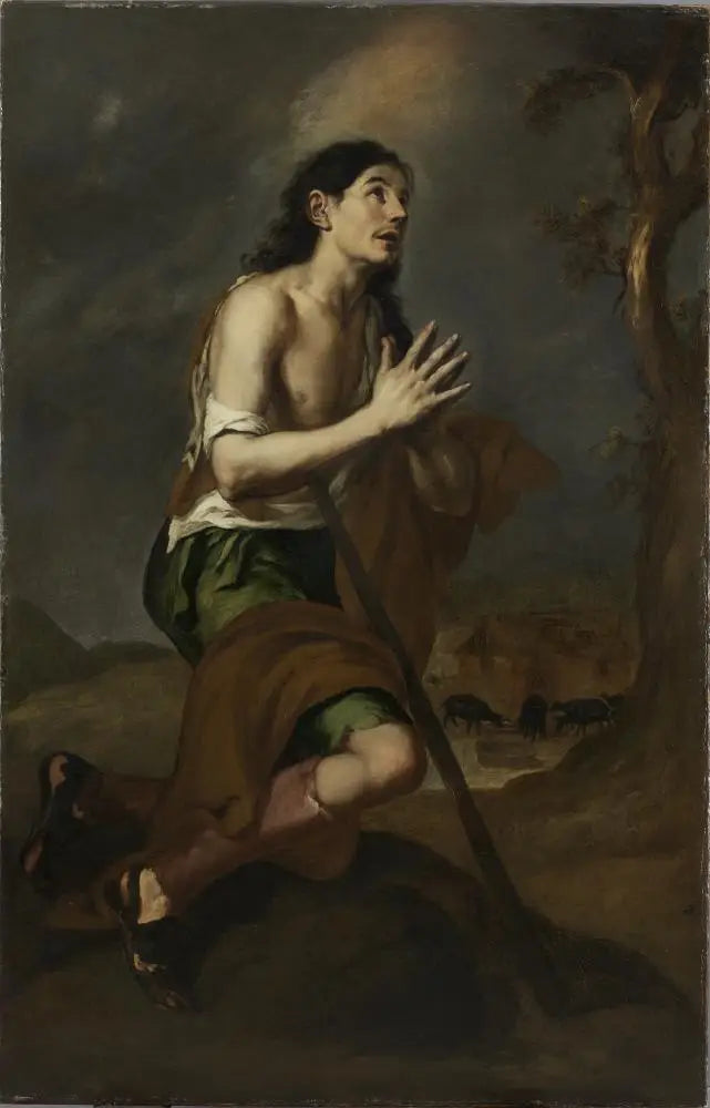 Le fils prodigue parmi les porcs - Bartolomé Esteban Murillo image 1 copie de tableau peinte à la main