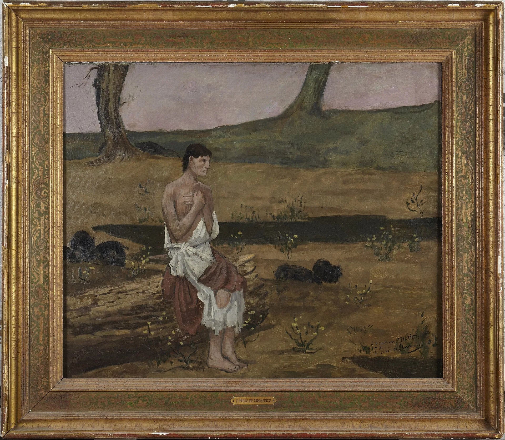 Le fils prodigue - Pierre Puvis de Chavannes image 1 reproduction artisanale de tableau
