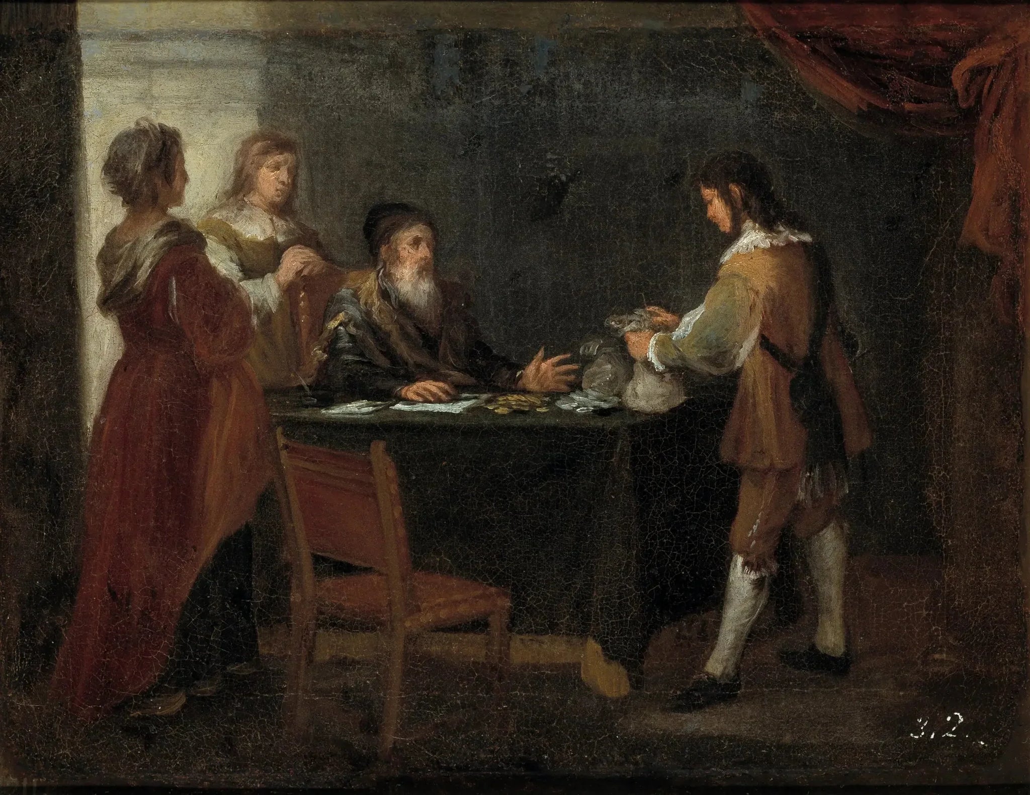 Le fils prodigue recevant son héritage - Bartolomé Esteban Murillo image 1 copie de tableau peinte à la main