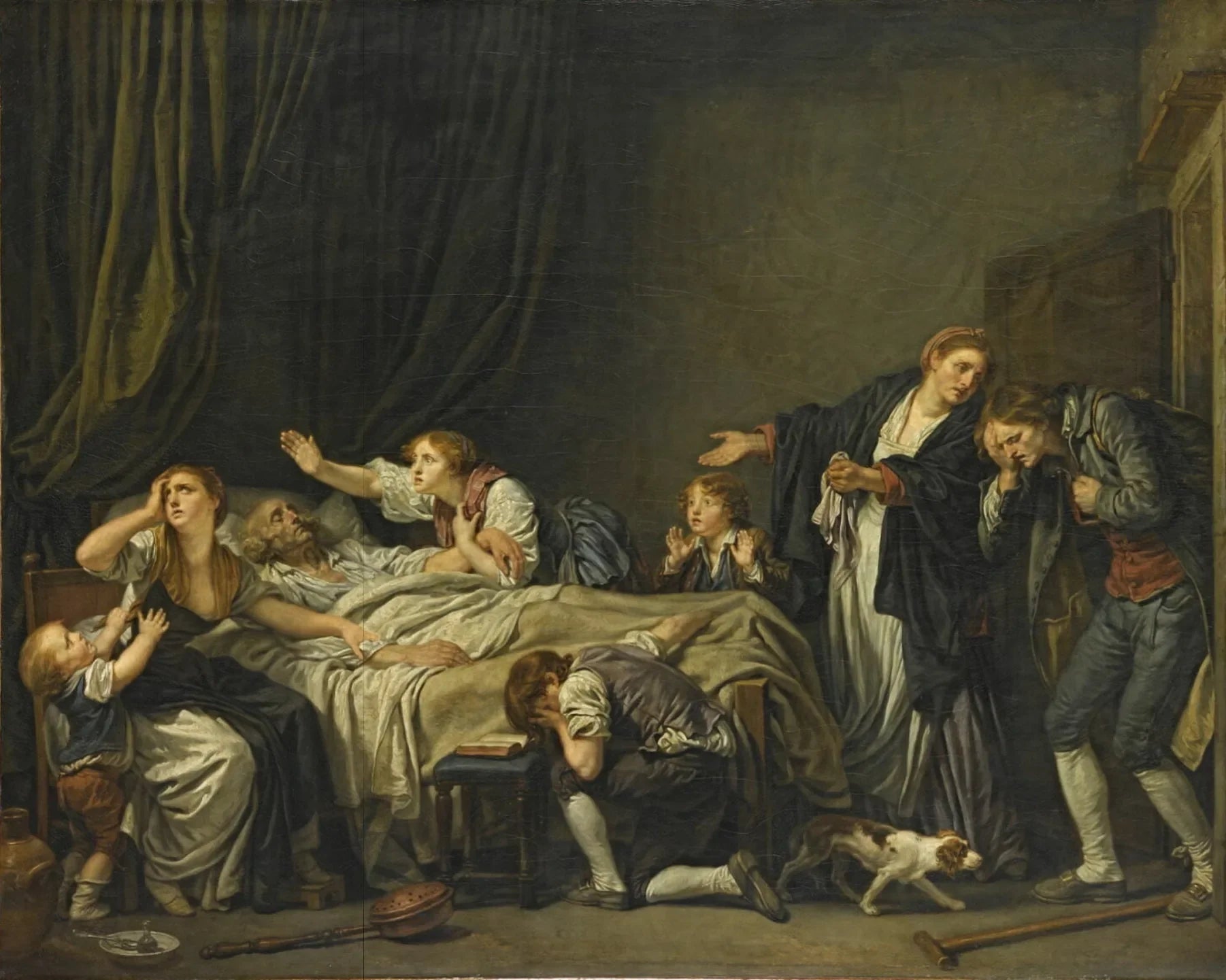 Le Fils puni - Jean-Baptiste Greuze image 1 reproduction d’œuvre d’art à l’huile