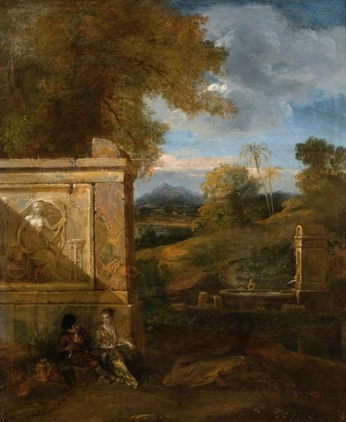 le Flutisseur - Antoine Watteau image 1 reproduction de peinture à l’huile
