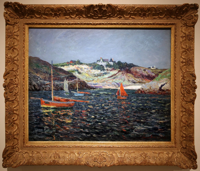 Le fond du port de Goulphar, Belle-Île en Mer - Maxime Maufra
