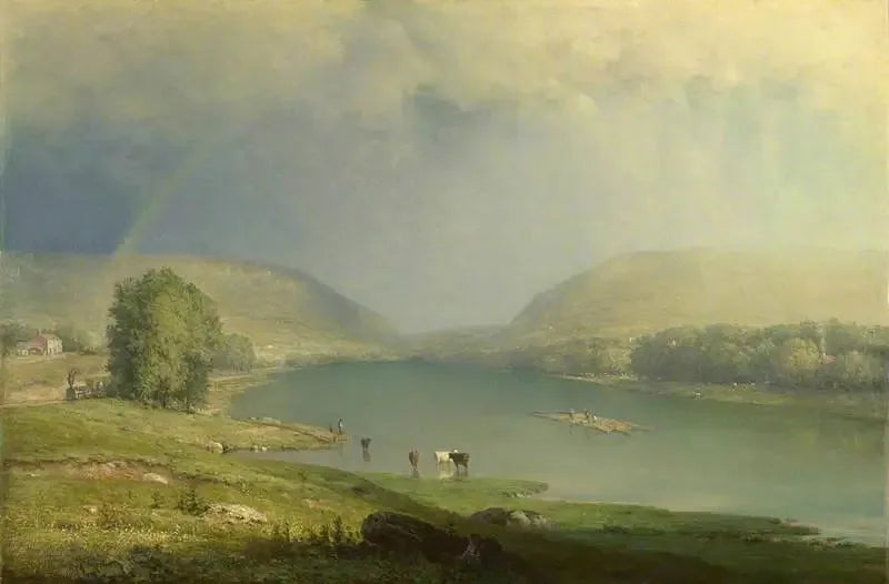 Le fossé hydrologique du Delaware - George Inness image 1 tableau peint à l’huile sur toile