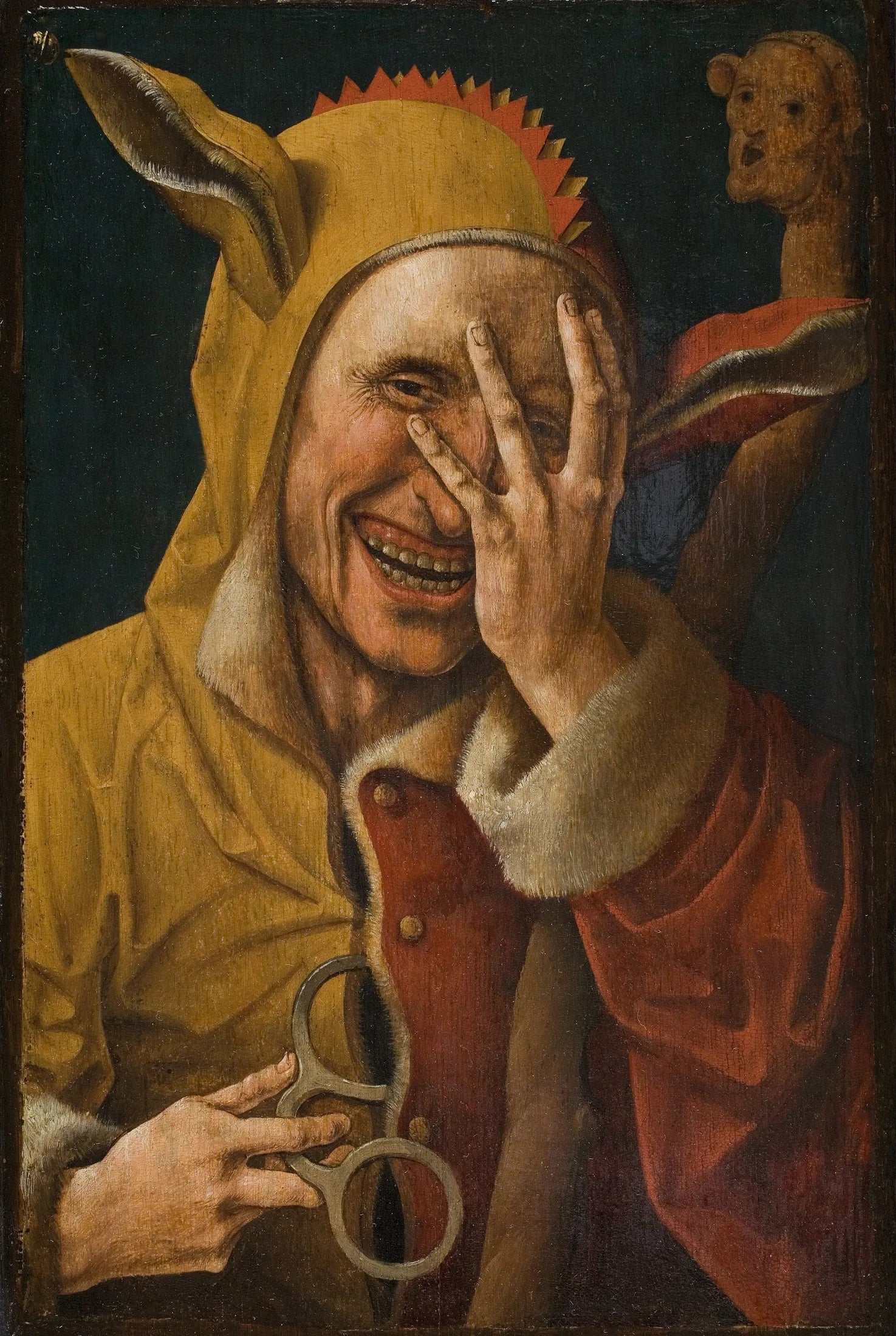 Le Fou - Jacob Cornelisz van Oostsanen image 1 reproduction artisanale de tableau