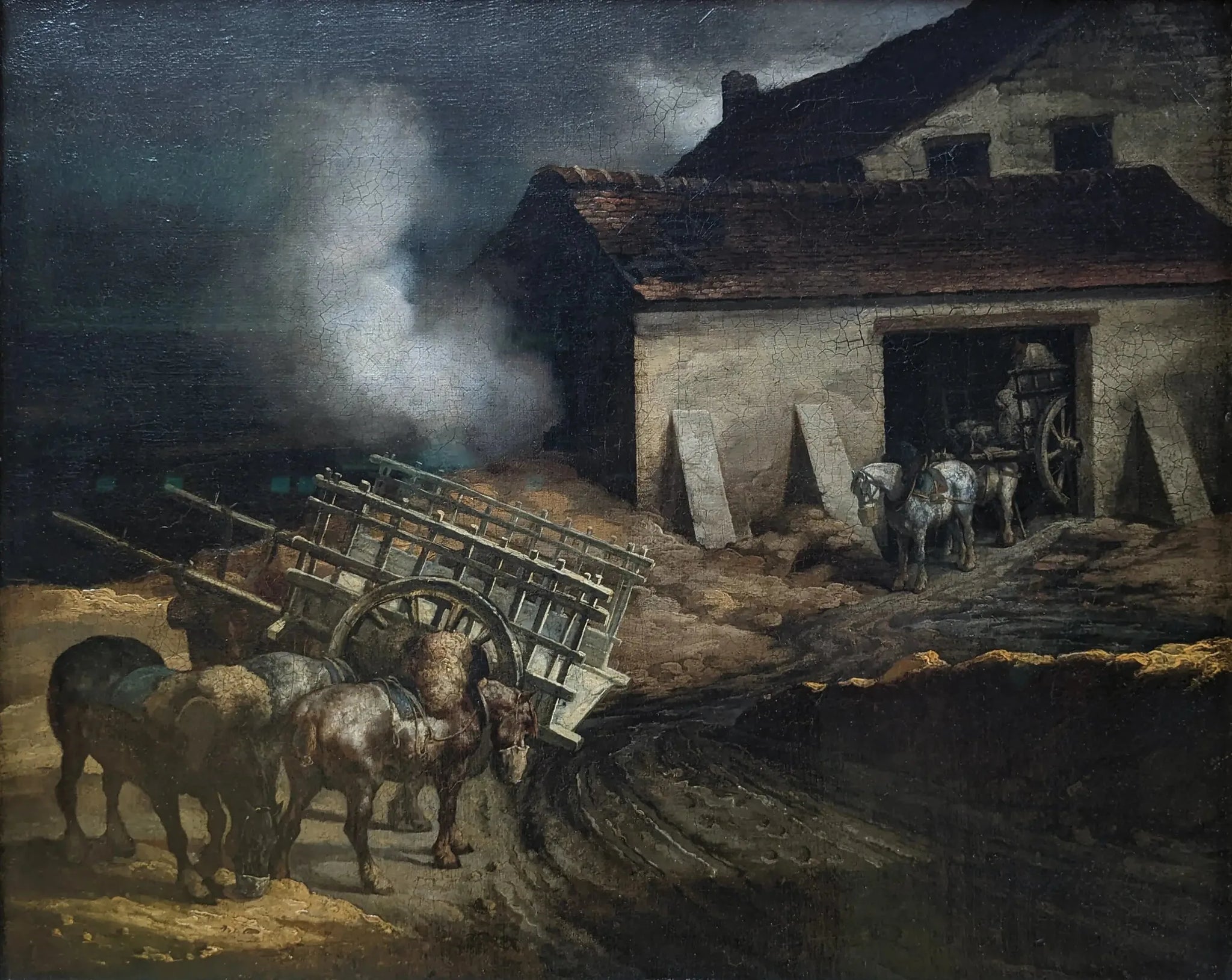 Le Four à plâtre - Théodore Géricault image 1 reproduction artisanale de tableau