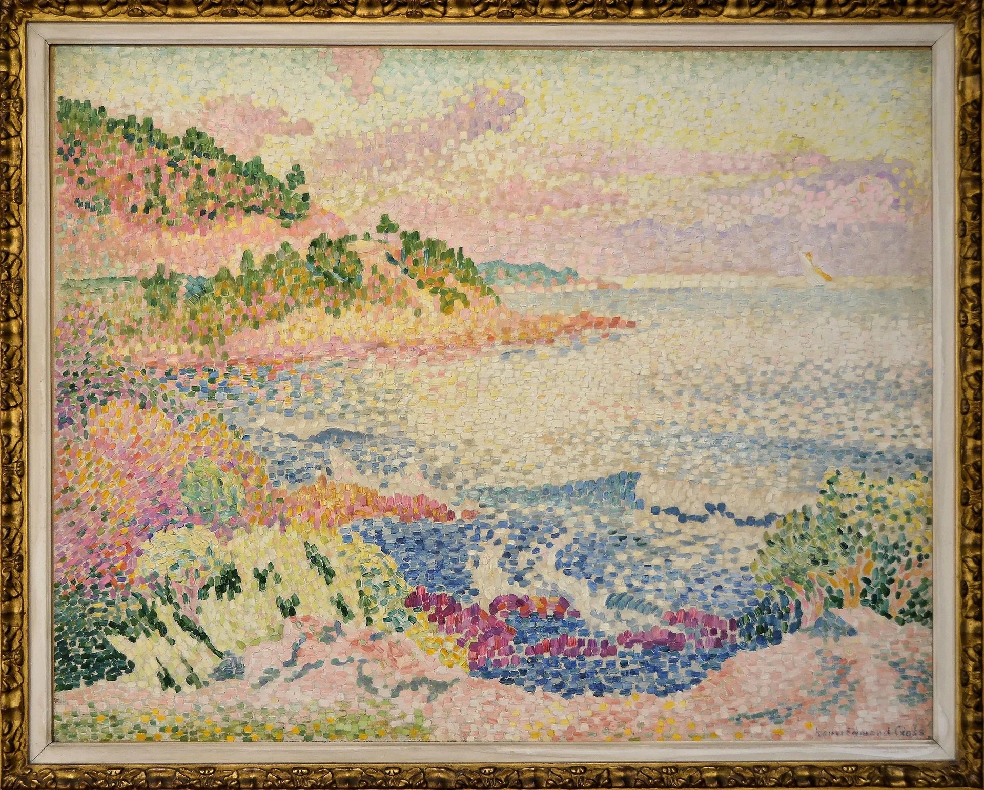 Le Four des Maures - Henri-Edmond Cross image 1 tableau peint à l’huile sur toile