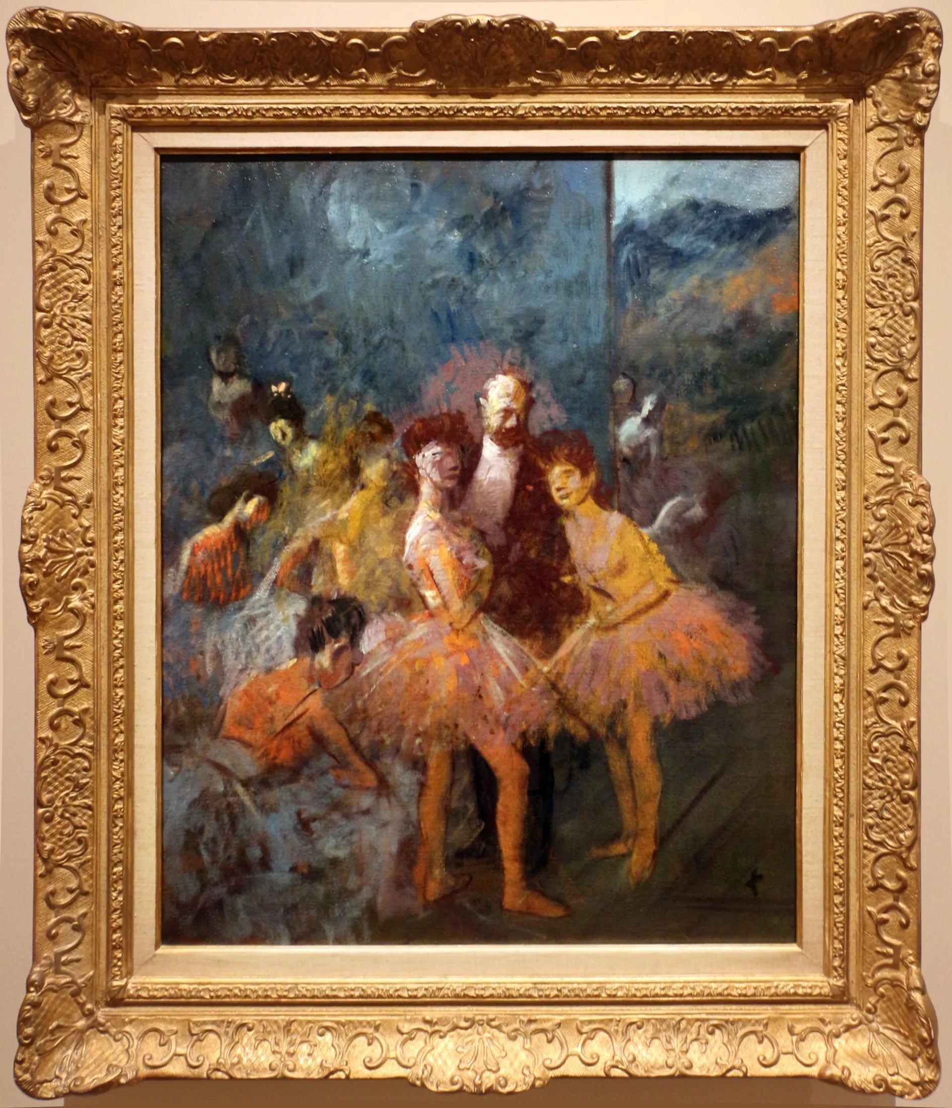 Le Foyer à l'Opéra - Jean-Louis Forain image 1 reproduction artisanale de tableau