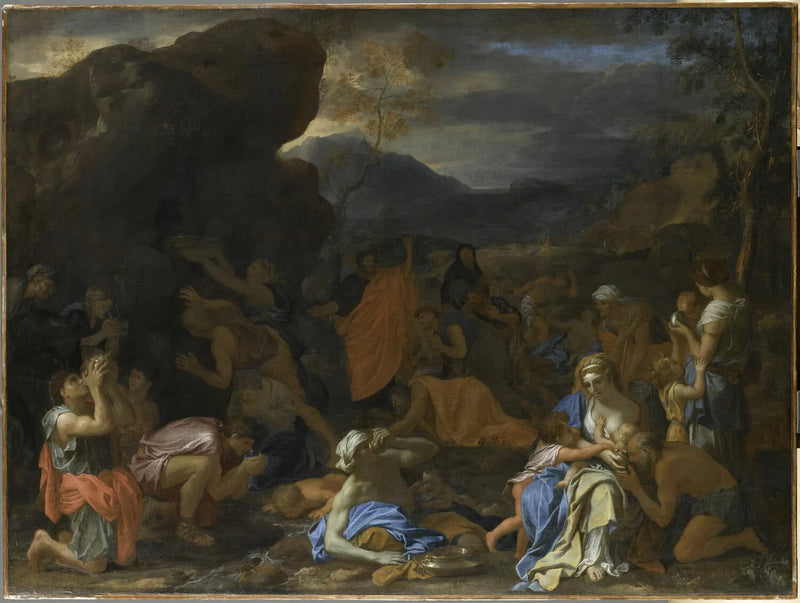 Le Frappement du rocher - Charles Le Brun