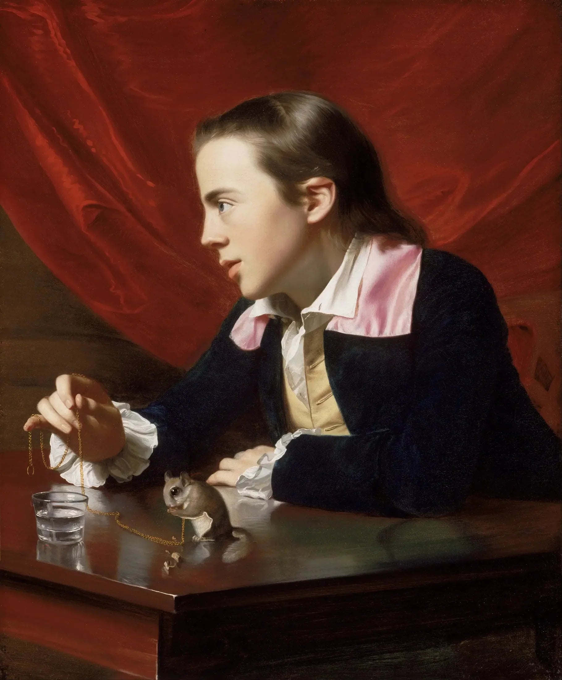 Le Garçon à l'écureuil - John Singleton Copley image 1 reproduction de peinture à l’huile