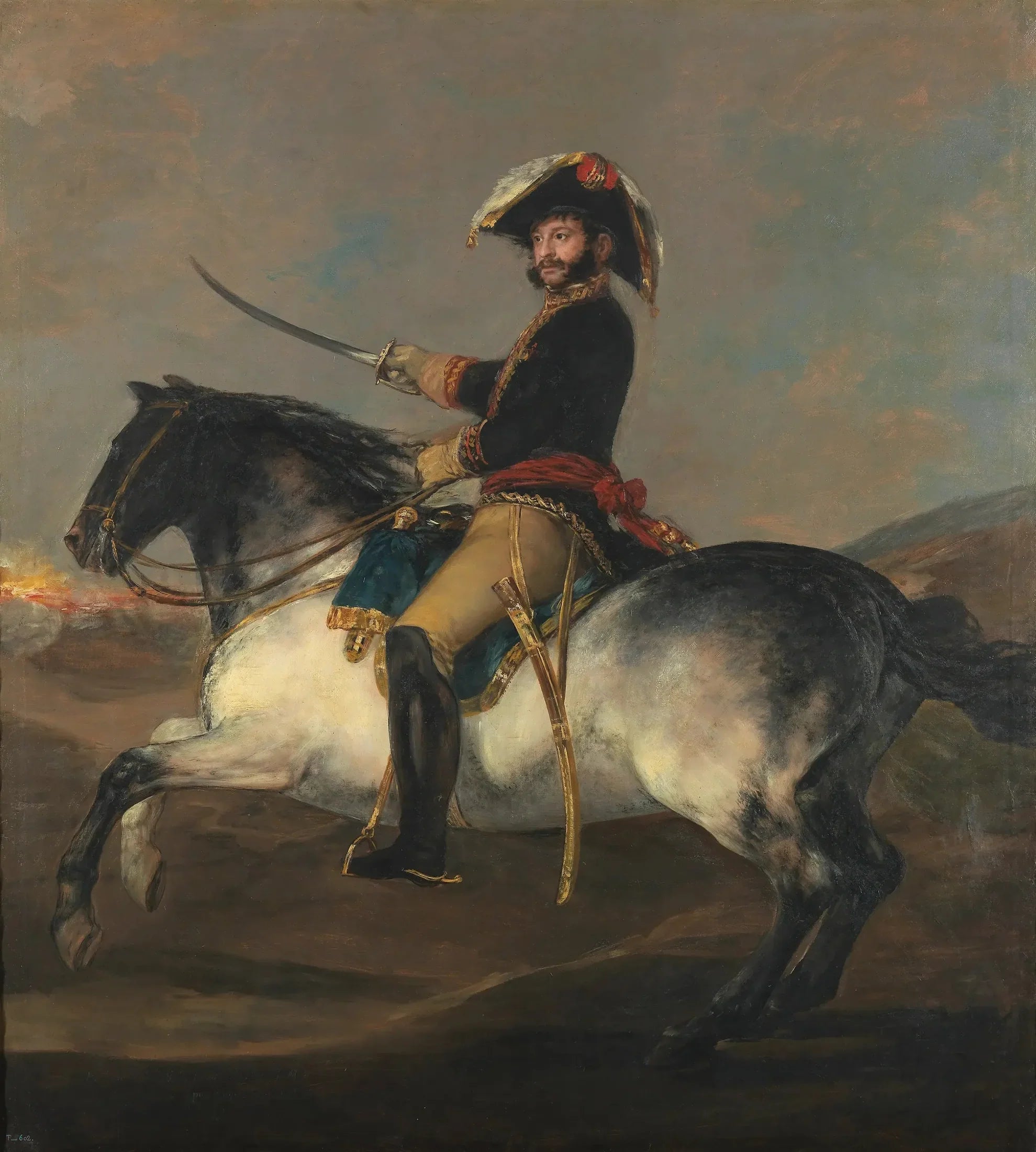 Le général José de Palafox à cheval - Francisco de Goya image 1 reproduction réalisée par Alpha Reproduction